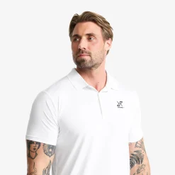 Stream Polo Shirt Herren White