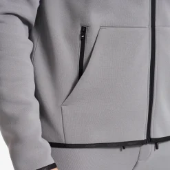 Street Scuba Full-zip Hoodie Herren Frost Gray