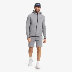 Street Scuba Full-zip Hoodie Herren Frost Gray