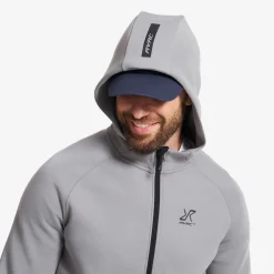 Street Scuba Full-zip Hoodie Herren Frost Gray