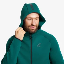 Street Scuba Full-zip Hoodie Herren Deep Teal