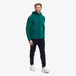 Street Scuba Full-zip Hoodie Herren Deep Teal