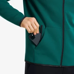Street Scuba Full-zip Hoodie Herren Deep Teal