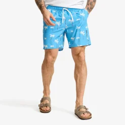 Summer Swim Shorts Herren Azure Blue/Tofu