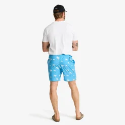 Summer Swim Shorts Herren Azure Blue/Tofu