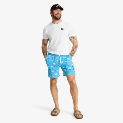 Summer Swim Shorts Herren Azure Blue/Tofu