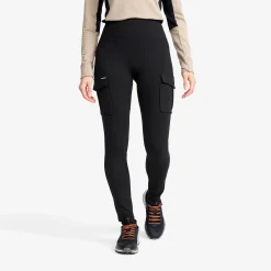 Summit Pocket Tights Damen Black