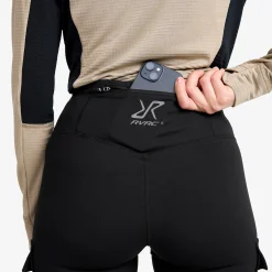 Summit Pocket Tights Damen Black