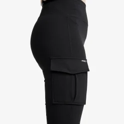 Summit Pocket Tights Damen Black