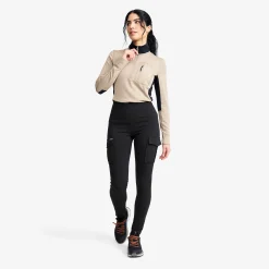 Summit Pocket Tights Damen Black