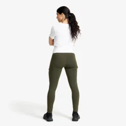Summit Pocket Tights Damen Rosin Green