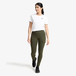 Summit Pocket Tights Damen Rosin Green