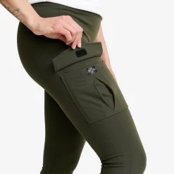 Summit Pocket Tights Damen Rosin Green
