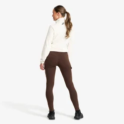 Summit Pocket Tights Damen Seal Brown
