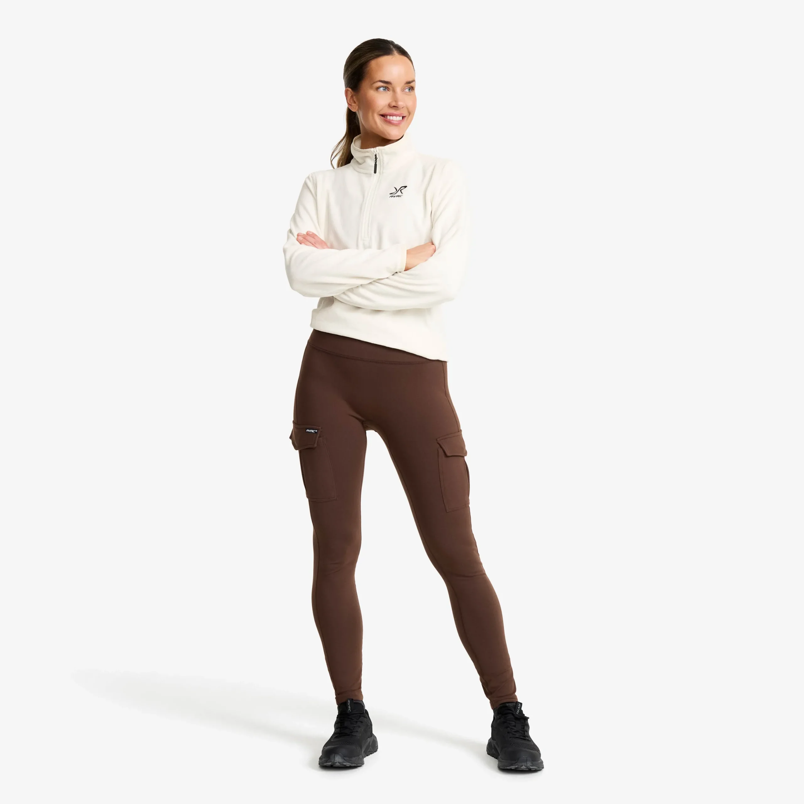 Summit Pocket Tights Damen Seal Brown