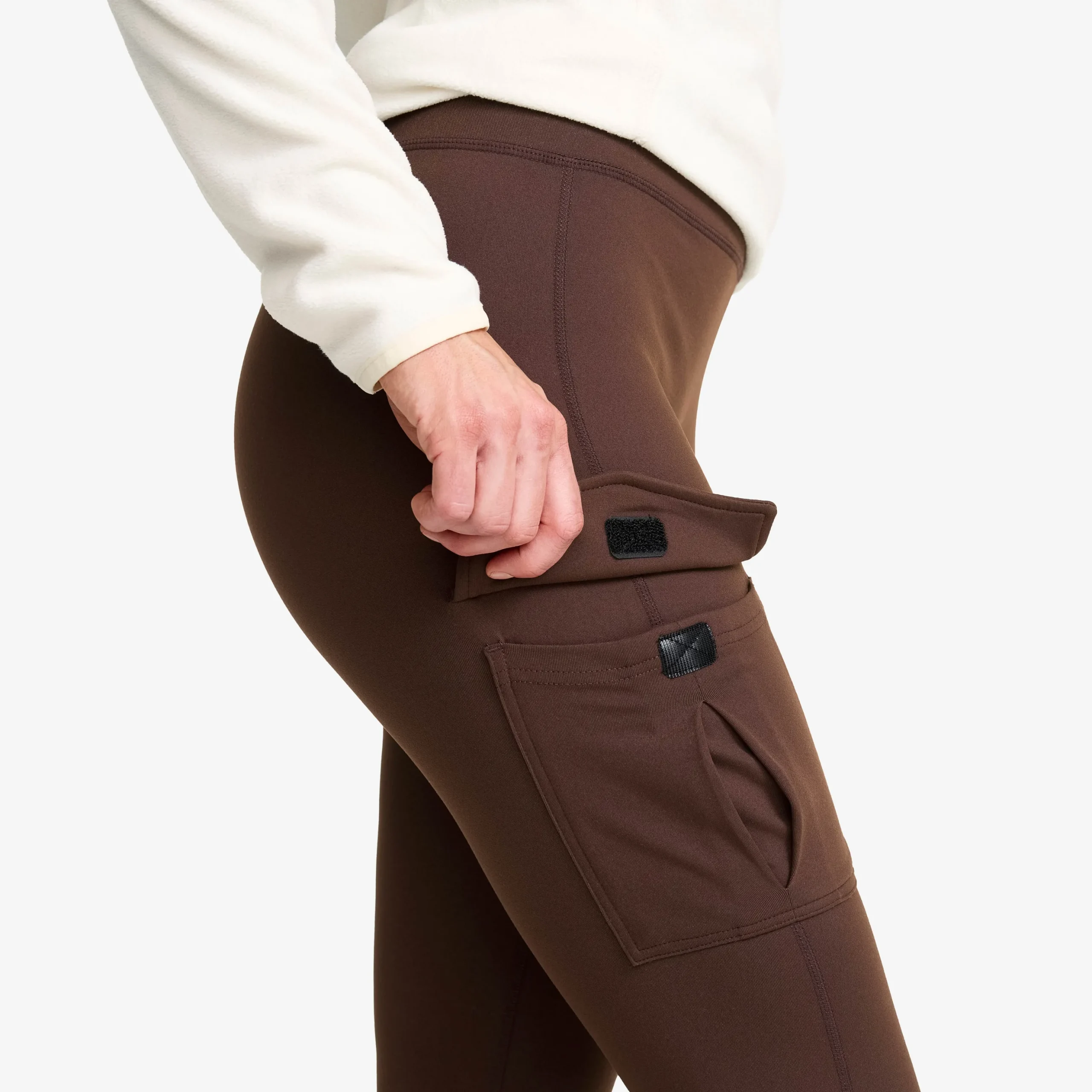 Summit Pocket Tights Damen Seal Brown