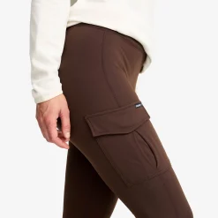 Summit Pocket Tights Damen Seal Brown