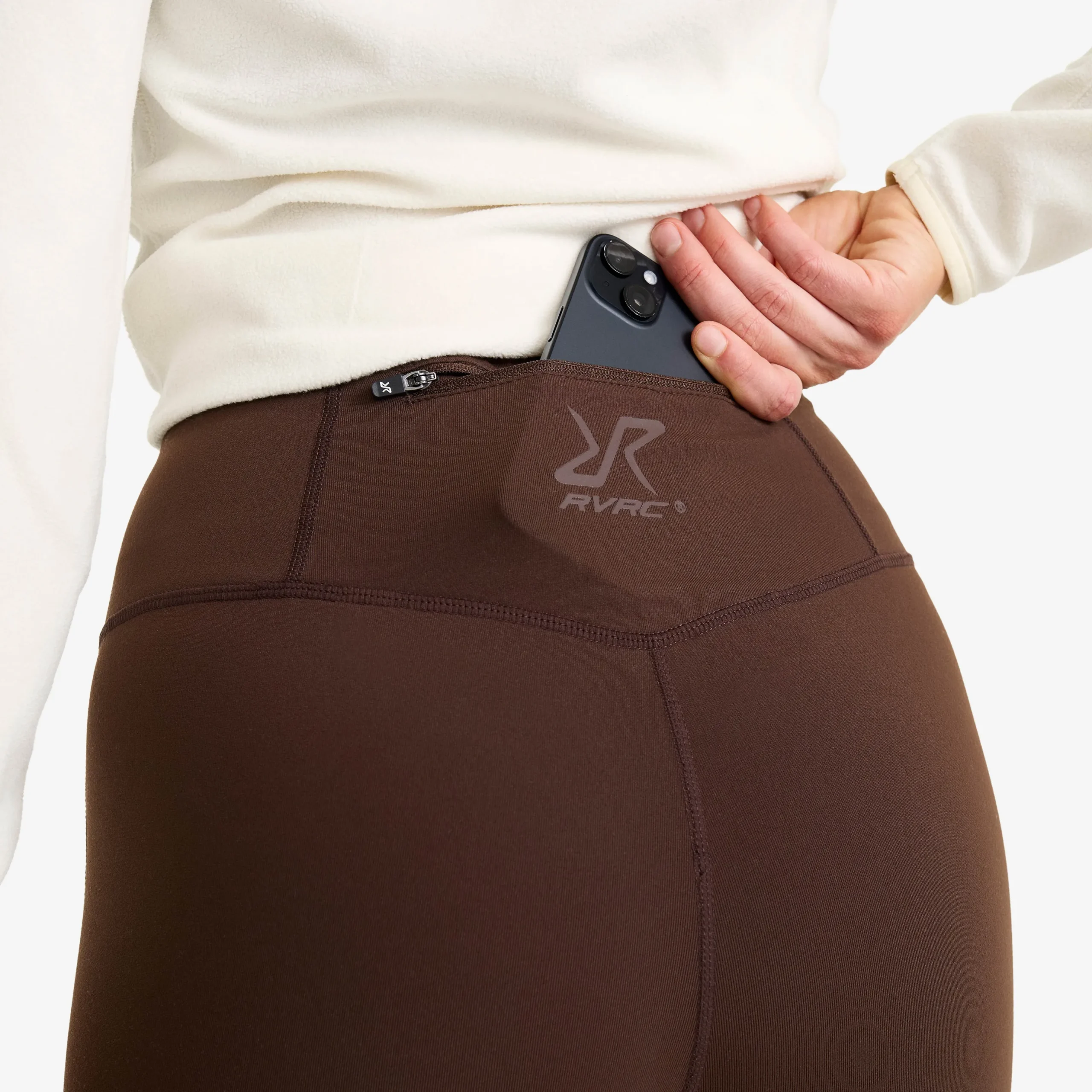Summit Pocket Tights Damen Seal Brown