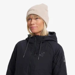 Tapa Long Quilt Jacket Damen Black