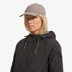 Tapa Long Quilt Jacket Damen Espresso