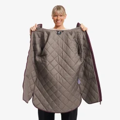 Tapa Long Quilt Jacket Damen Winetasting