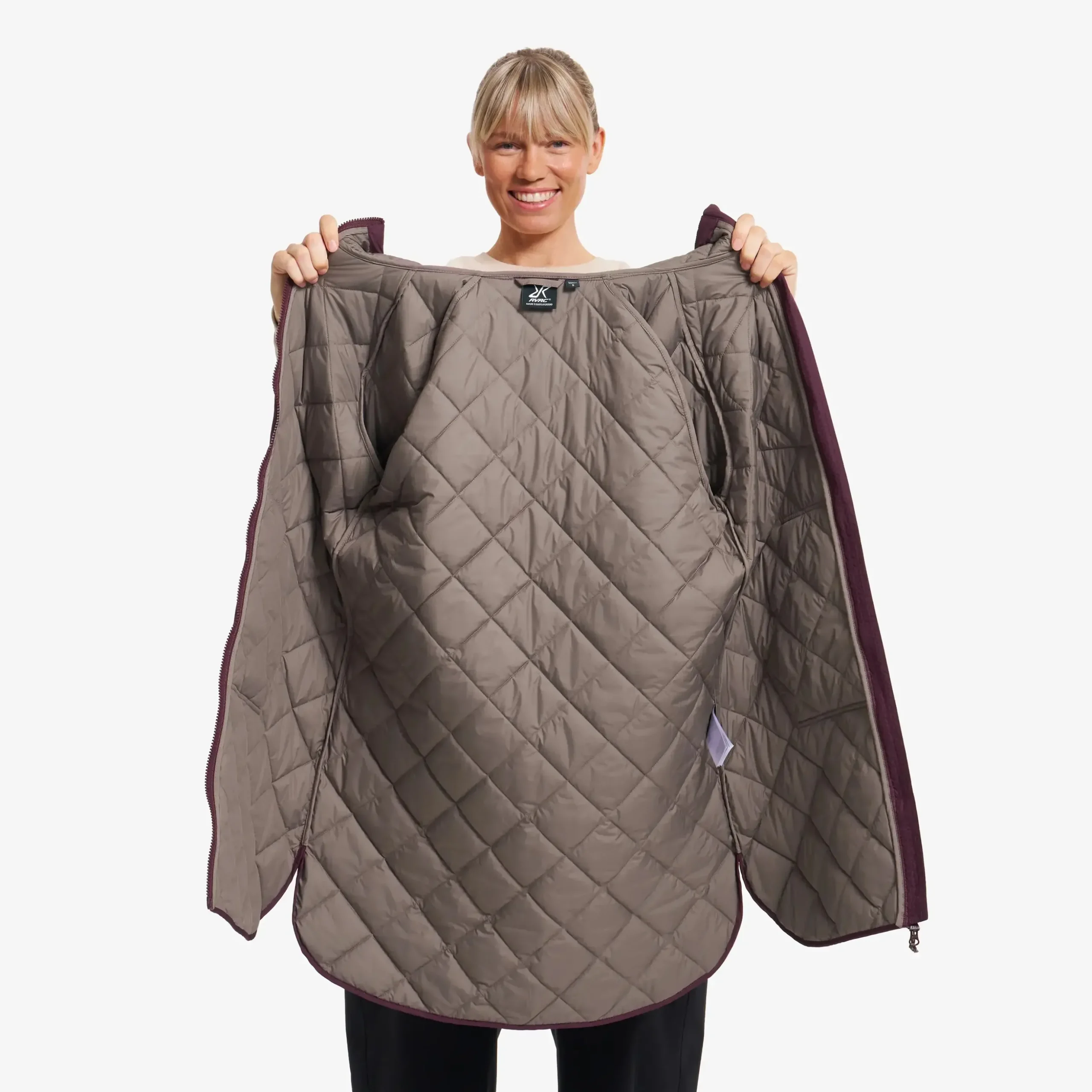 Tapa Long Quilt Jacket Damen Winetasting