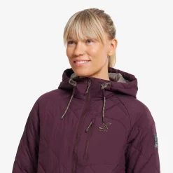 Tapa Long Quilt Jacket Damen Winetasting
