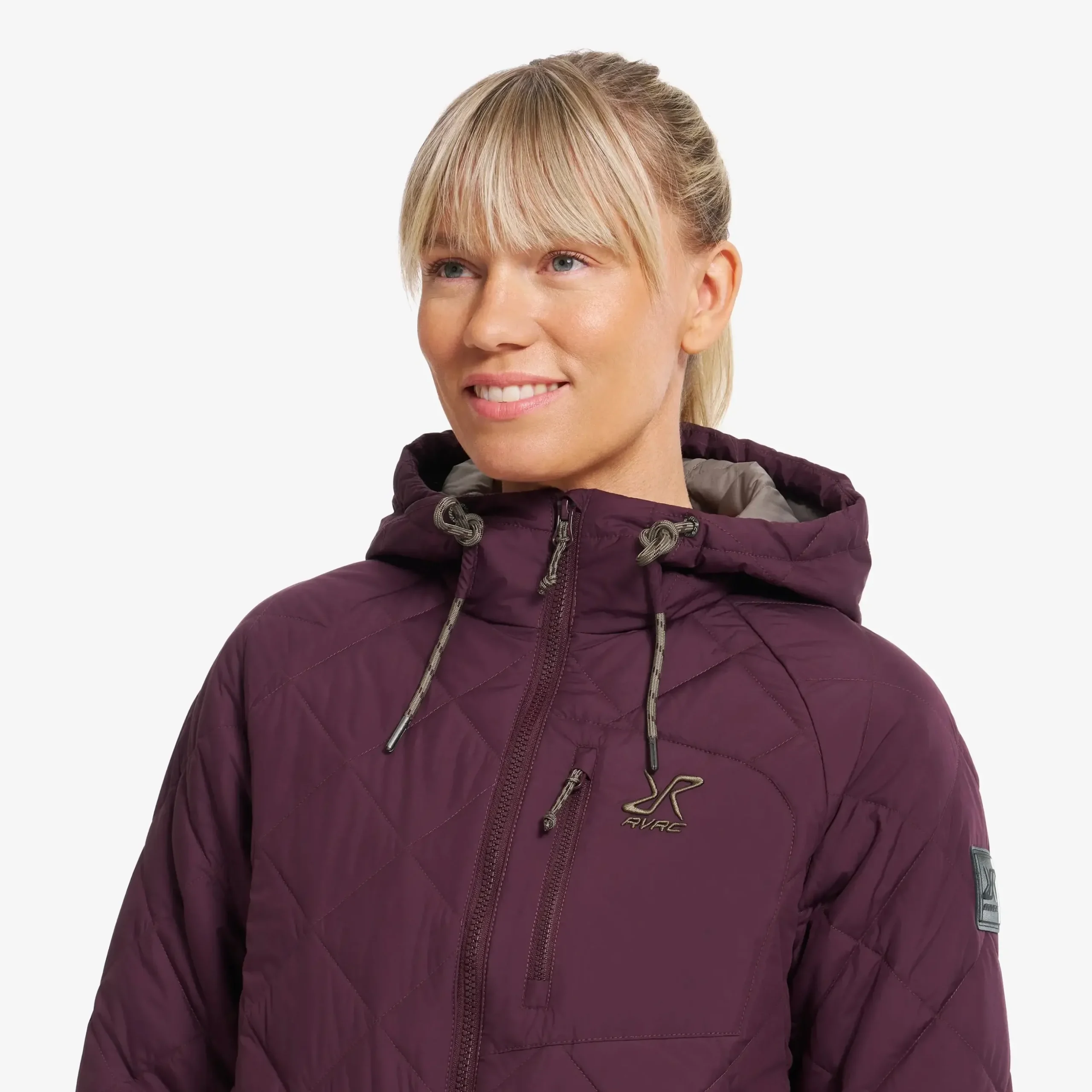 Tapa Long Quilt Jacket Damen Winetasting