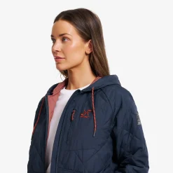 Tapa Quilt Insulated Jacket Damen Deep Navy
