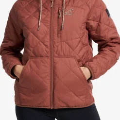 Tapa Quilt Insulated Jacket Damen Pink Mahogany