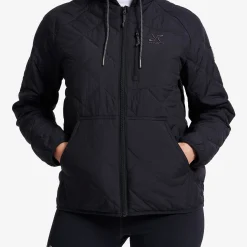 Tapa Quilt Insulated Jacket Damen Black
