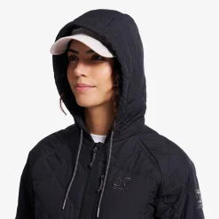 Tapa Quilt Insulated Jacket Damen Black
