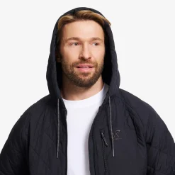 Tapa Quilt Insulated Jacket Herren Black