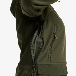 Trace Silent Softshell Jacket Damen Deep Depths