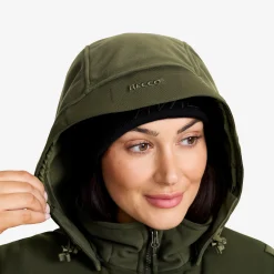 Trace Silent Softshell Jacket Damen Deep Depths