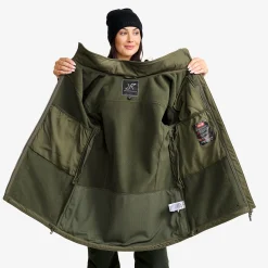 Trace Silent Softshell Jacket Damen Deep Depths