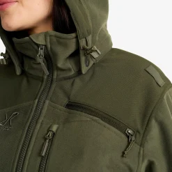 Trace Silent Softshell Jacket Damen Deep Depths