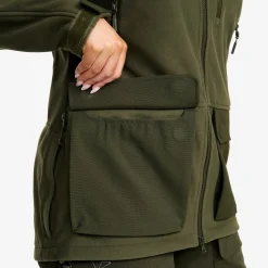 Trace Silent Softshell Jacket Damen Deep Depths
