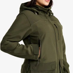 Trace Silent Softshell Jacket Damen Deep Depths