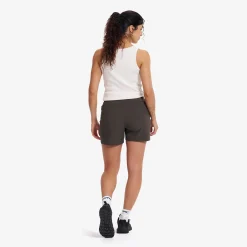 Twig High-waist Shorts Damen Moss Gray