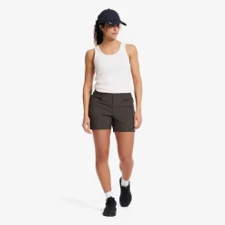 Twig High-waist Shorts Damen Moss Gray