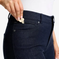 Valley High-waist Stretch Jeans Damen Denim Dk Blue