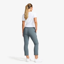 Variety High-waist Cropped Pants Damen Turbulence Blue