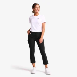 Variety High-waist Cropped Pants Damen Black