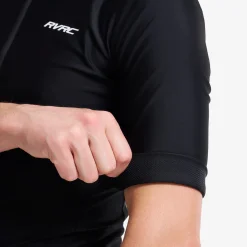 Velo Full-zip Cycling Jersey Herren Black
