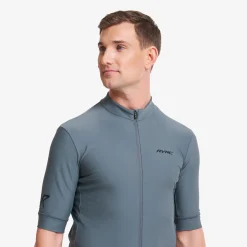 Velo Full-zip Cycling Jersey Herren Turbulence Blue