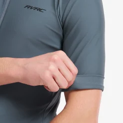 Velo Full-zip Cycling Jersey Herren Turbulence Blue