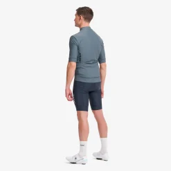 Velo Full-zip Cycling Jersey Herren Turbulence Blue