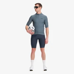 Velo Full-zip Cycling Jersey Herren Turbulence Blue