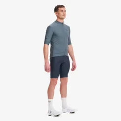 Velo Full-zip Cycling Jersey Herren Turbulence Blue